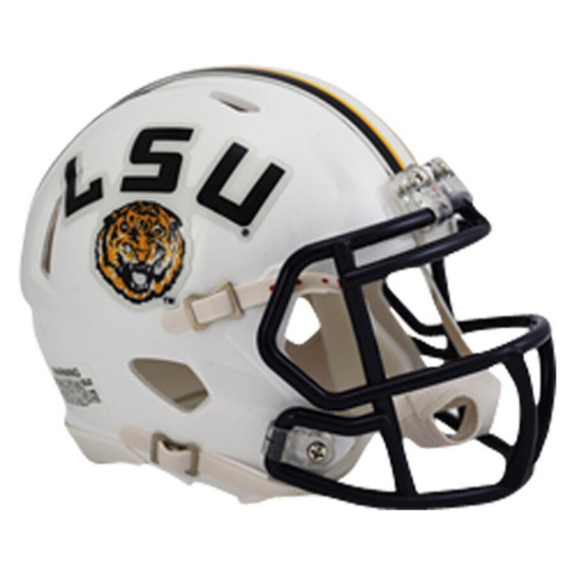 Riddell LSU Tigers White Revo Speed Mini Helmet